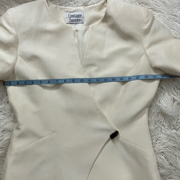 Constance Saunders Linen/Silk Suit - Picture 14 of 16
